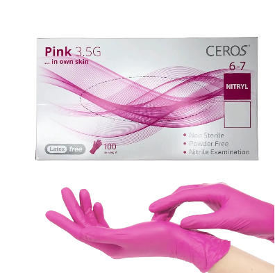 Перчатки Ceros Pink 3.5г L 18903 фото