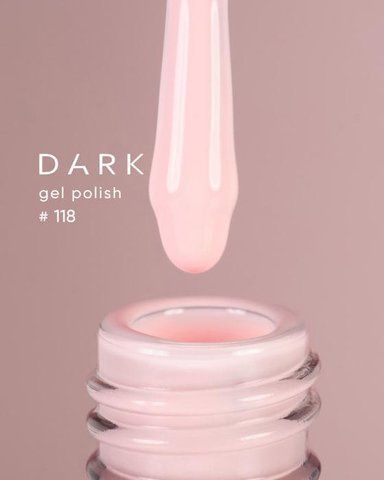 Гель лак Dark 118, 6ml 16912 фото