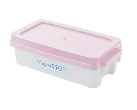 Контейнер для дезінфекції інструментів Microstop 1л (Рожевий) 24915 фото