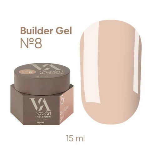 Valeri NEW Builder Gel 15ml №08 NVBG-008 фото